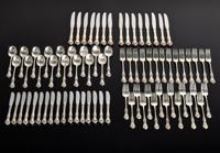 Reed & Barton Rose Cascade Sterling Silver Flatware Service, 78 Pcs. - Sold for $2,304 on 03-04-2023 (Lot 261).jpg